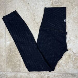 Lululemon Align High-Rise Pant Gradiate Geo Emboss Black Size 0, LW5DUYS